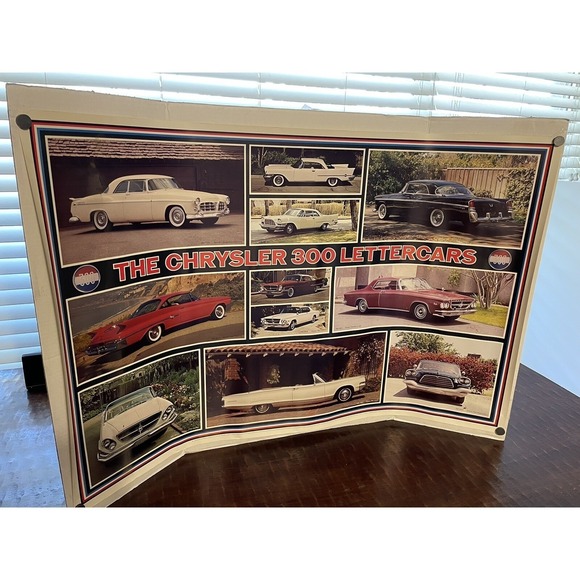 Other - Vintage 1978 Automobile Quarterly Poster Chrysler 300 Letter Cars NEW NOS